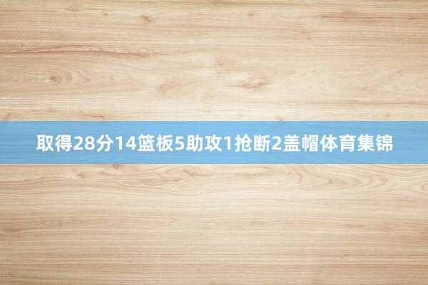 取得28分14篮板5助攻1抢断2盖帽体育集锦